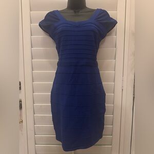 Forever 21 Bodycon Dress-Royal Blue- Size M